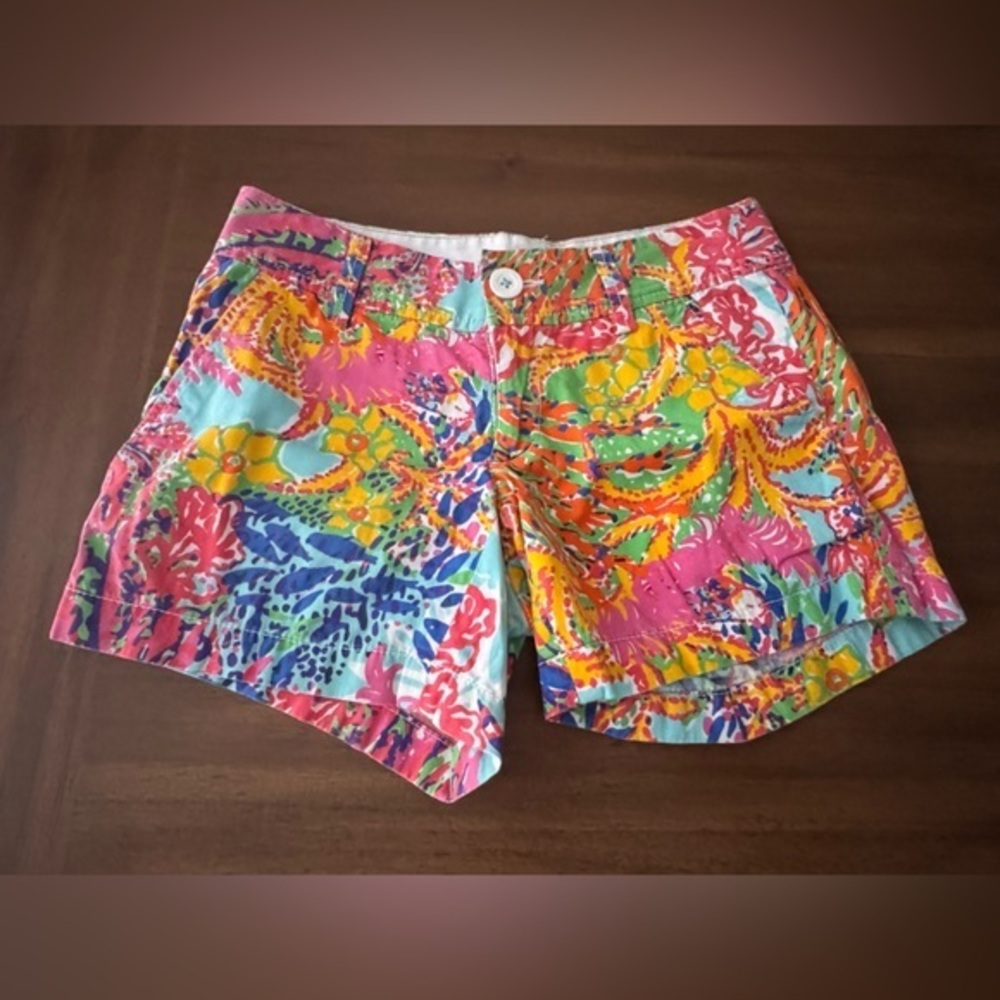 Lilly Pulitzer Callahan Vibrant Multicolor Women's Shorts Size 00
